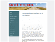 Tablet Screenshot of ground-investigation.com